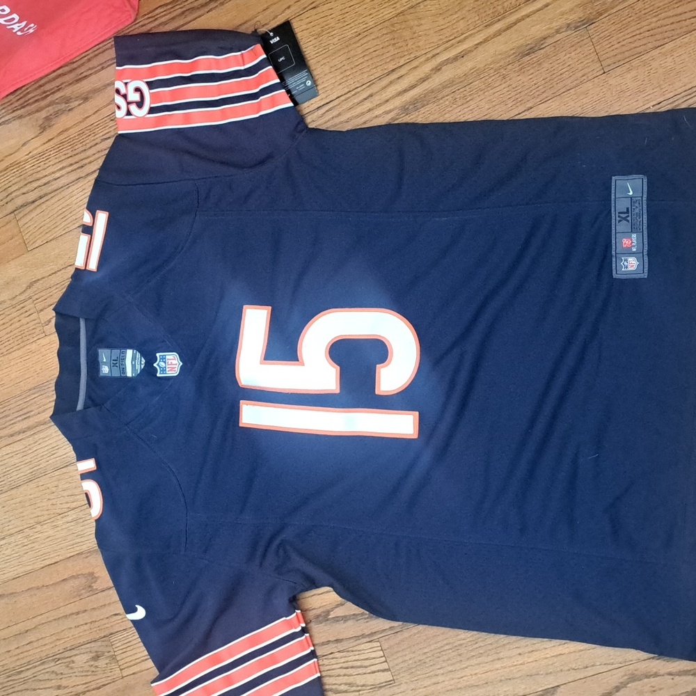 Nike NFL Jersey Chicago Bears Brandon Marshall Size XL Large Blue Stitched